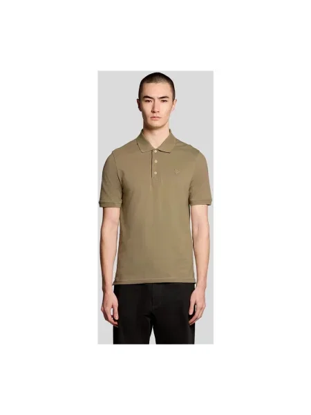 Koszulka polo Lyle & Scott zielona