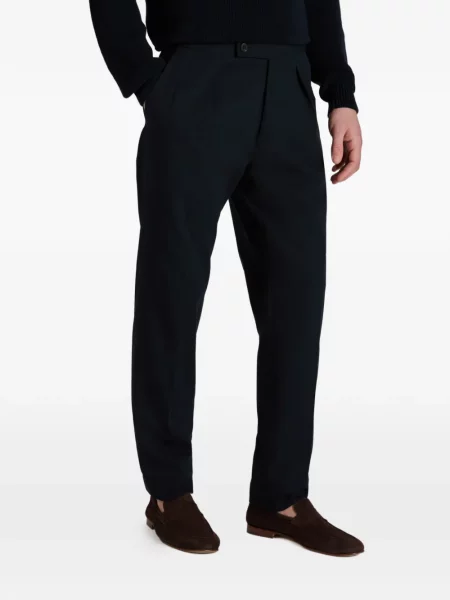 Pantaloni Incotex plisate albastru