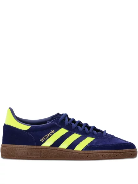 Sneakerși Adidas Originals din piele de căprioară cu dungi albastru