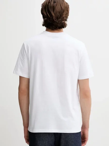 Футболка A.P.C. t-shirt jean portrait gots з принтом білий