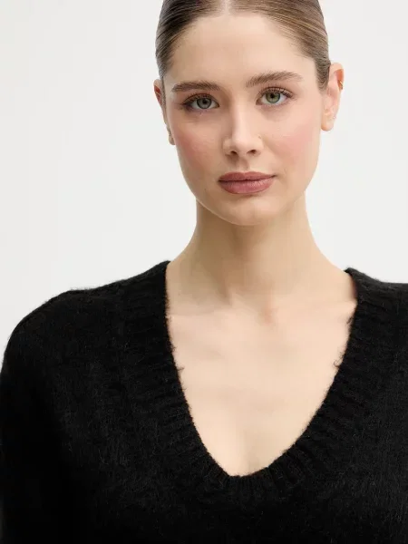 Мохеровый свитер United Colors Of Benetton черный