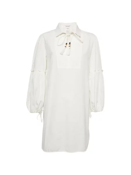 Rochie mini Max Mara din poplin alb