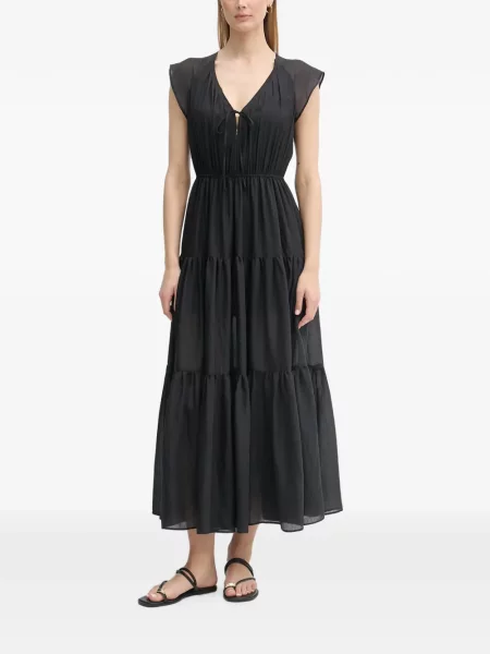Rochie maxi Gaudi fără mâneci negru