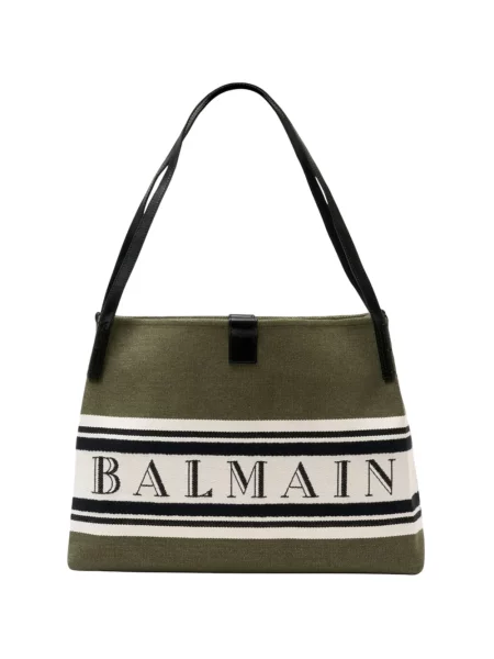 Geantă shopper Balmain verde