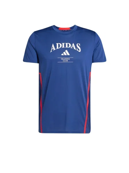 ADIDAS PERFORMANCE Tricou funcțional Design For Training Legacy albastru închis / roșu alb