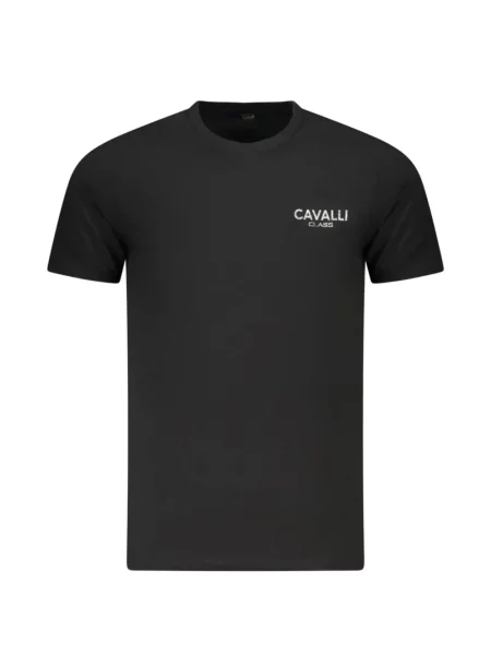 Tricou Cavalli Class cu imagine negru