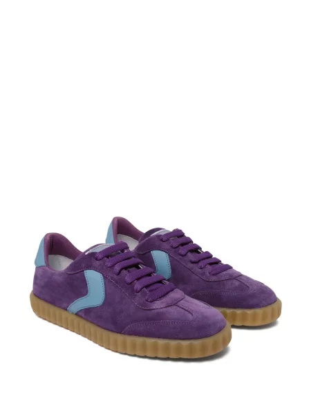 Sneakers Voile Blanche σουέντ μωβ