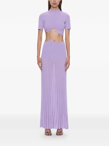 Top Christopher Esber tricotate violet