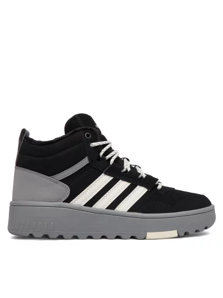 Sportcipők adidas Hoops Mid J Shoes Fekete fehér