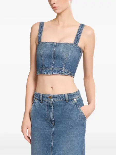 Decupat top Elie Saab albastru