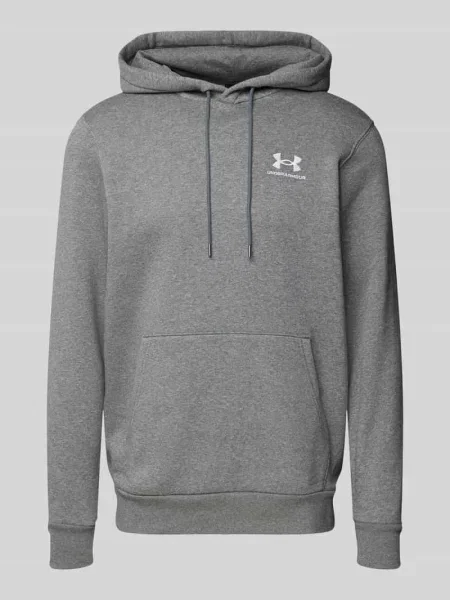 Bluza fitness UNDER ARMOUR Icon Fleece Hoodie z kapturem szary