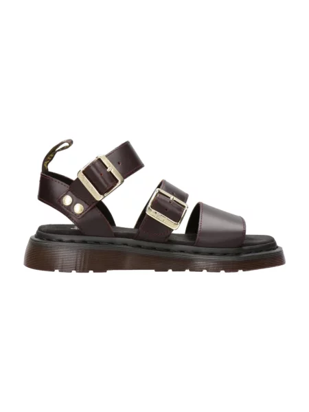 Dr. Martens Gryphon sandały rzymianki skórzane brązowe