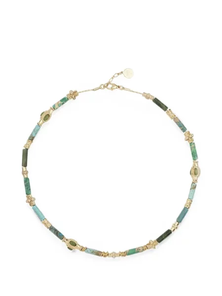Colier Gas Bijoux cu mărgele verde