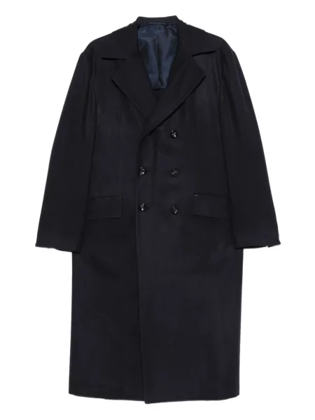 Palton Kiton din cașmir albastru