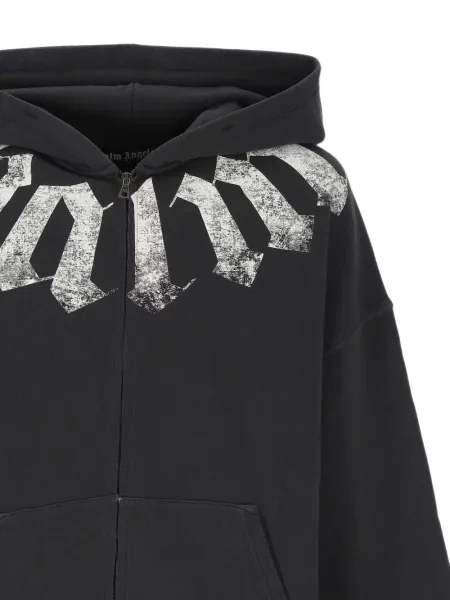 Hanorac cu glugă Palm Angels cu imagine negru