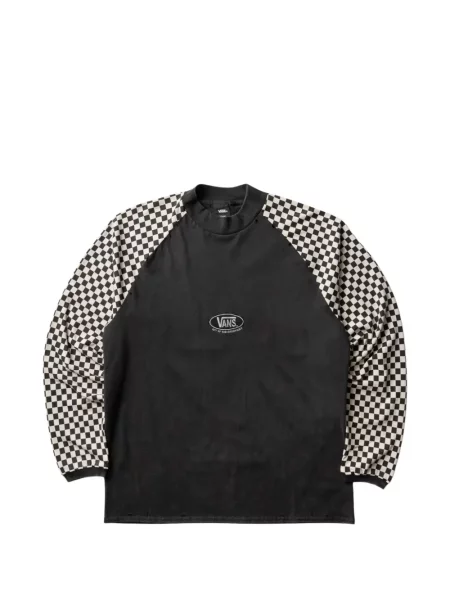 Lung tricou Vans negru