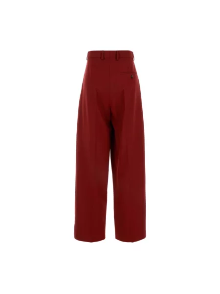 Spodnie Stella Mccartney wełniane czerwone