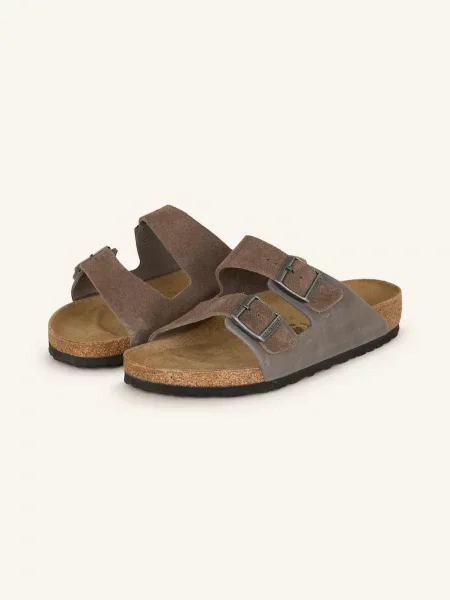 Klapki Birkenstock szare