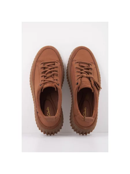 Čipkované tenisky Clarks čierna