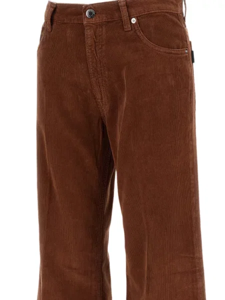 Pantaloni Haikure de catifea cord maro