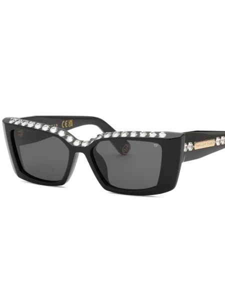 Слънчеви очила Philipp Plein Eyewear с кристали черно