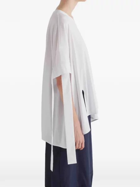 Bluzka Meimeij asymetryczna biała