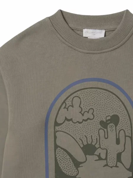 Bluza dziecięca Stella Mccartney zielona