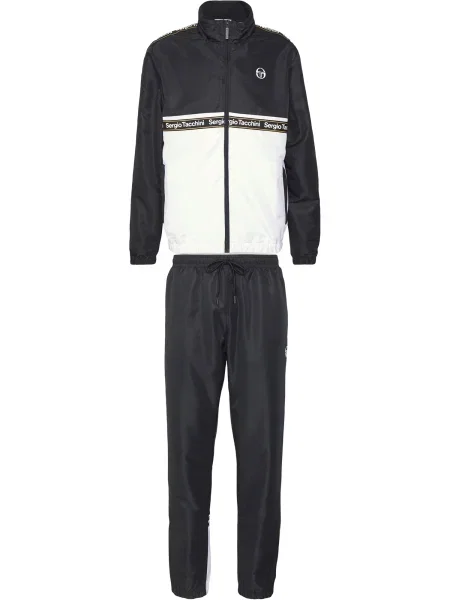 Sergio Tacchini Costum de trening Meridiano galben / negru alb