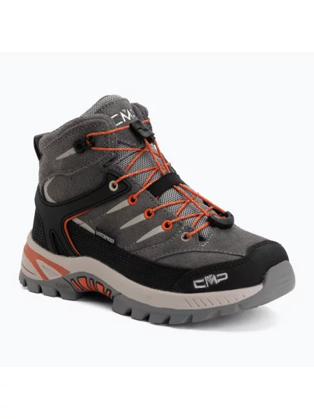 Încălțăminte de trekking pentru copii CMP Rigel Mid Waterproof grey/brick gri