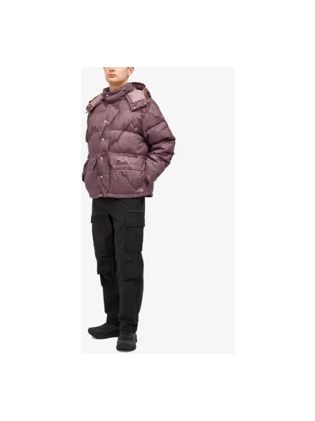 Kurtka puchowa The North Face szara