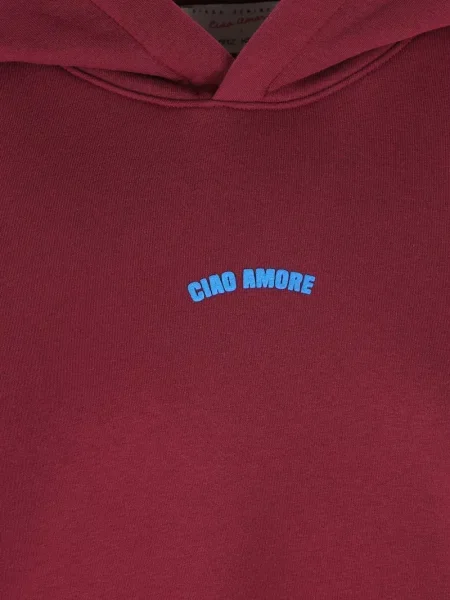 Mikina s kapucí Giada Benincasa červená