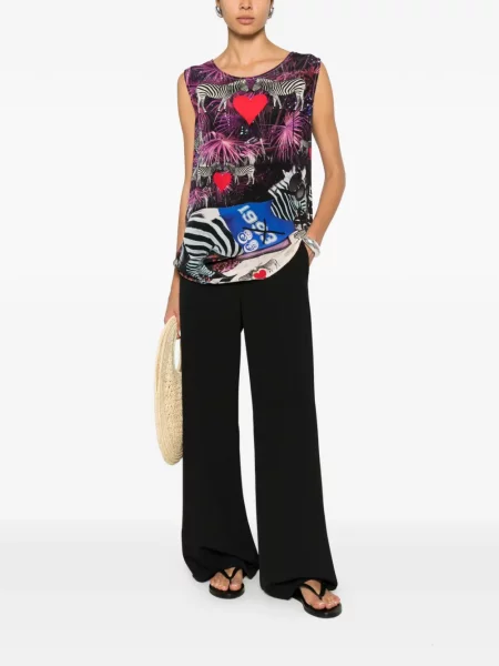 Pantaloni Dixie cu autograf negru
