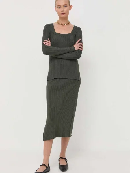 Fustă Max Mara Leisure verde