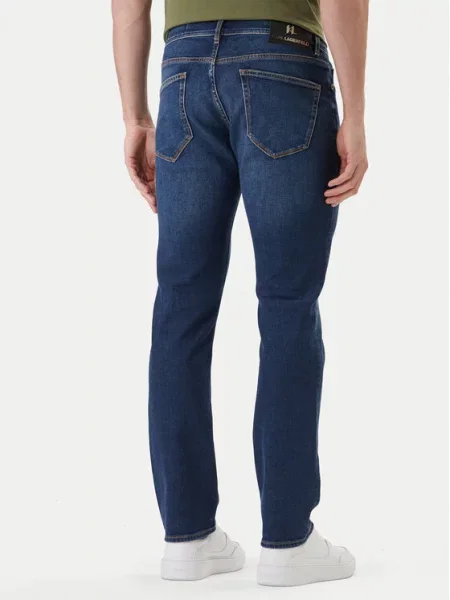 KARL LAGERFELD Jeans hlače modra