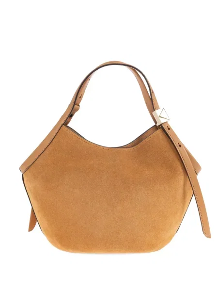 Geantă shopper Kate Spade din piele de căprioară maro