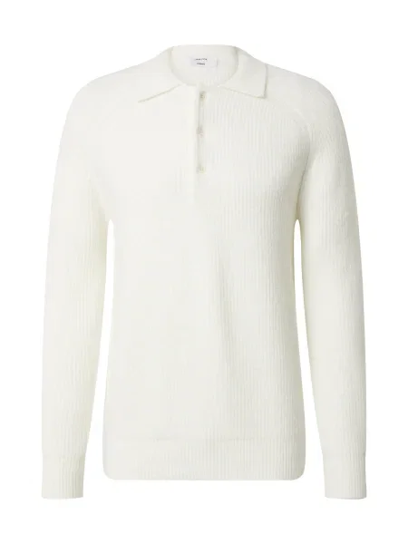 DAN FOX APPAREL Pulover Anton murdar alb