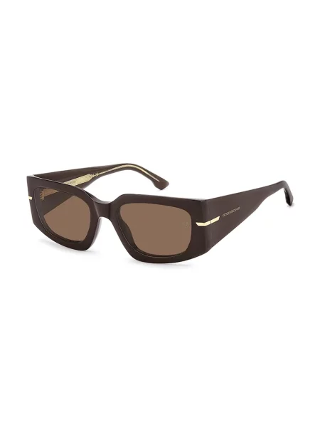Victoria Beckham okulary przeciwsłoneczne brązowe