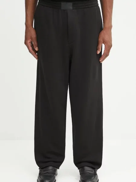 Donji dio trenirke Helmut Lang bez uzorka crna