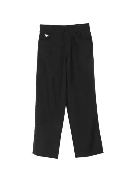 Pantaloni Prada cu autograf negru