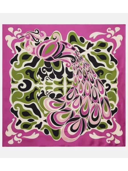 Fular La Doublej de mătase cu imagine