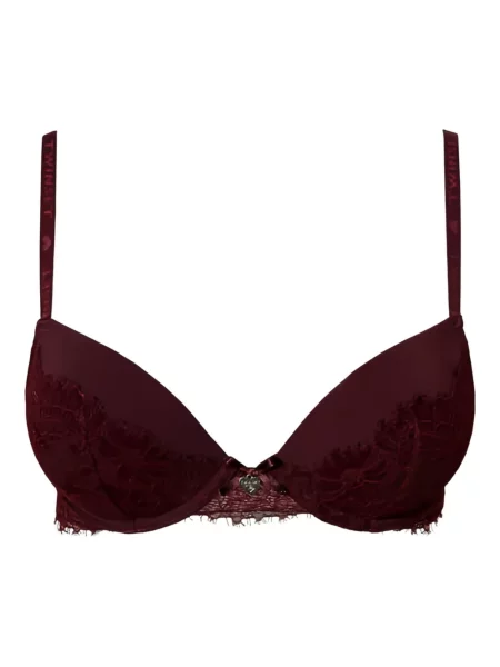 Sutien Twinset din dantelă roșu