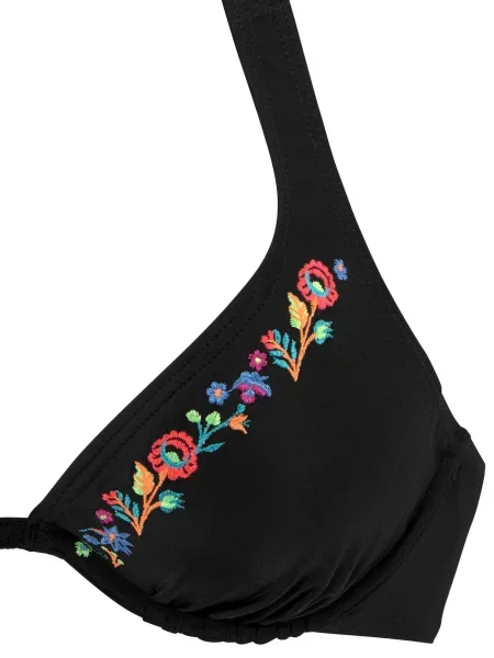 BUFFALO Bikini Flori mešane barve črna