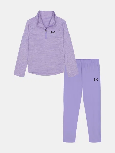 Gyerek leggings Under Armour lila