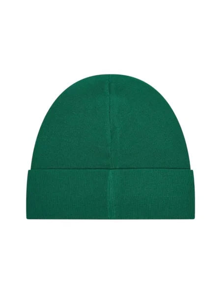 Czapka beanie z wyhaftowanym logo Calvin Klein zielona