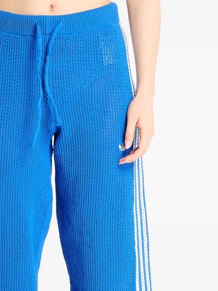 Top sport Adidas cu dungi de catifea cord tenis albastru