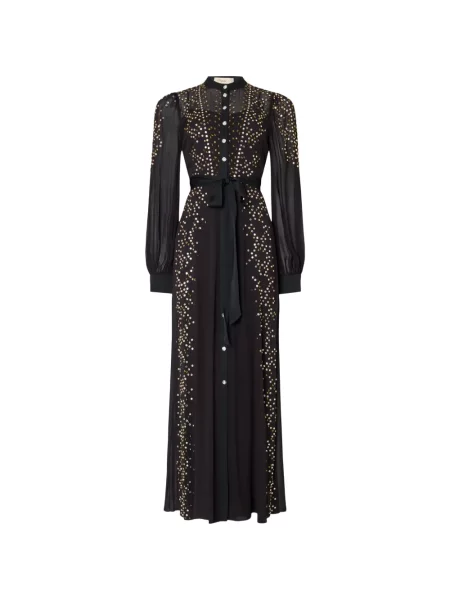Rochie maxi Temperley London negru