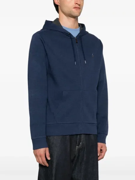 Žebrované zúžené ponožky Polo Ralph Lauren modré