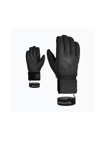 Лижні рукавиці ZIENER Kuma Aquashield чорні