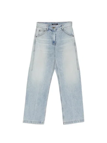 Klasszikus egyenes szárú farmernadrág Low Classic kék