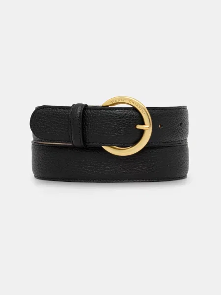 Gianni Chiarini curea pentru femei din piele CINTURE DONNA GRAIN negru